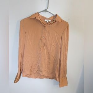 Orange blouse top